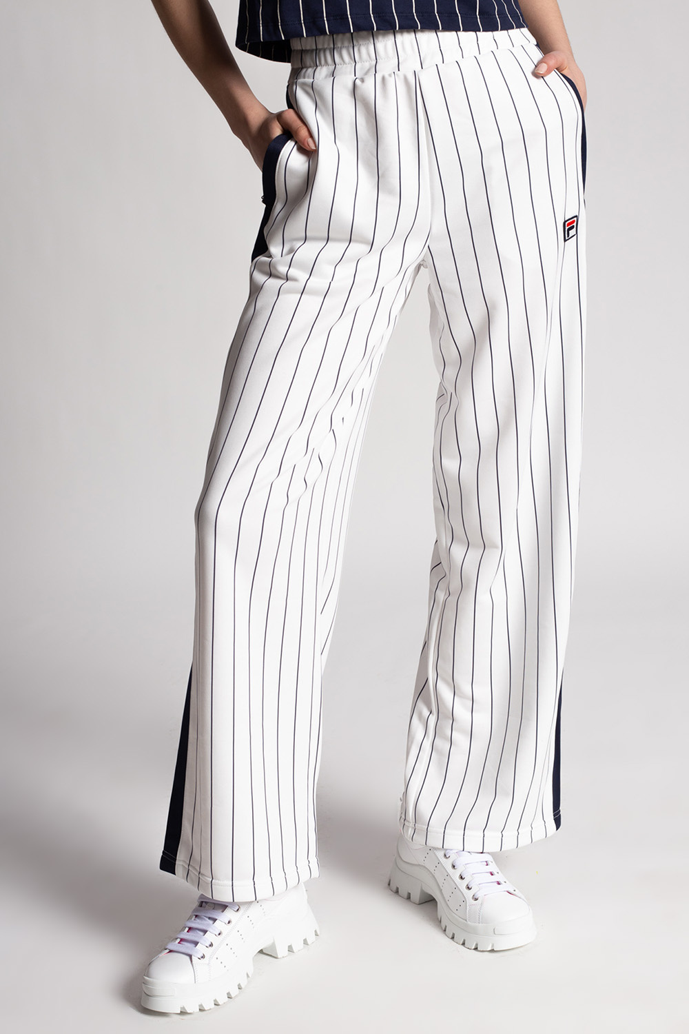 Fila striped pants hotsell